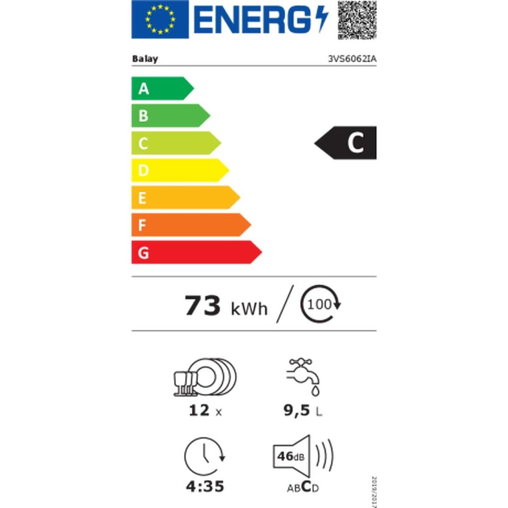 Balay 3VS6062IA kaina ir informacija | Indaplovės | pigu.lt