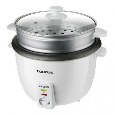 Taurus RICE CHEF ryžių virimo aparatas 1,8 L 700 W Pilka, Balta цена и информация | Garų puodai, daugiafunkciai puodai | pigu.lt