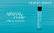 Gaivusis vanduo Giorgio Armani Code Turquoise EDF moterims, 75 ml цена и информация | Kvepalai moterims | pigu.lt