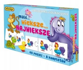 ADAMIGO Mažas, didesnis, didžiausias - dėlionė 06496 kaina ir informacija | Dėlionės (puzzle) | pigu.lt