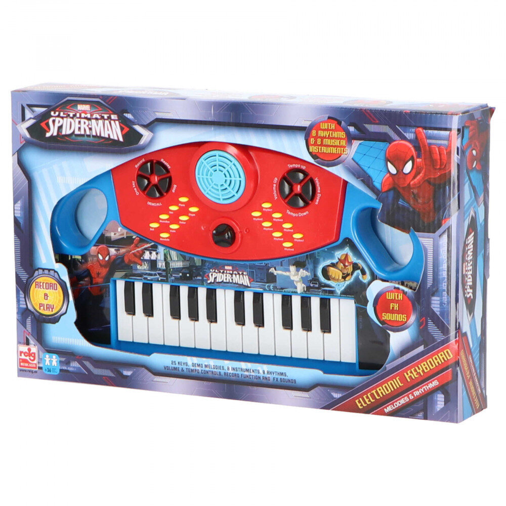 Vaikiškas sintezatorius Spiderman kaina ir informacija | Lavinamieji žaislai | pigu.lt