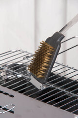 Grillio valymo šepetėlis BBQ Cleaning Brush 2 in 1 kaina ir informacija | Grilio, šašlykinių priedai ir aksesuarai | pigu.lt