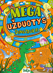 Mega užuotys. Dinozaurai цена и информация | Книжки - раскраски | pigu.lt