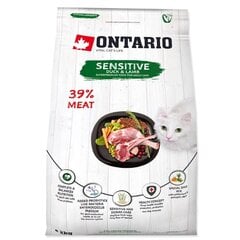 Sausas maistas suaugusioms katėms Ontario Cat Sensitive, 2 kg цена и информация | Сухой корм для кошек | pigu.lt