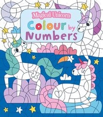 Magical Unicorn Colour by Numbers цена и информация | Книги для самых маленьких | pigu.lt