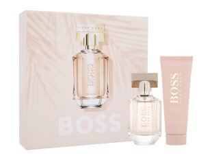 Rinkinys Hugo Boss Boss The Scent For Her moterims: kvapusis vanduo EDP 50 ml + kūno losjonas 75 ml kaina ir informacija | Kvepalai moterims | pigu.lt