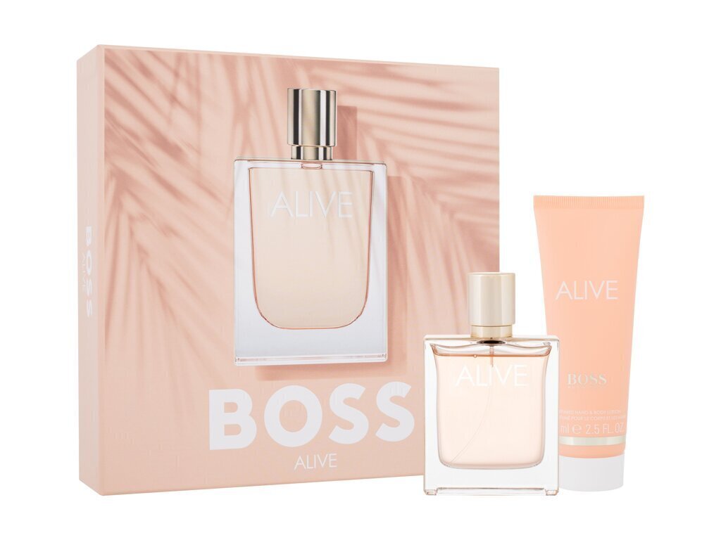 Коллекция для женщин Hugo Boss Boss Alive: EDP, 50 мл + лосьон для тела, 75  мл цена | pigu.lt