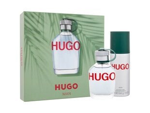 Набор для мужчин Hugo Boss Hugo Man: EDT, 75 мл + спрей-дезодорант, 150 мл цена и информация | Мужские духи | pigu.lt