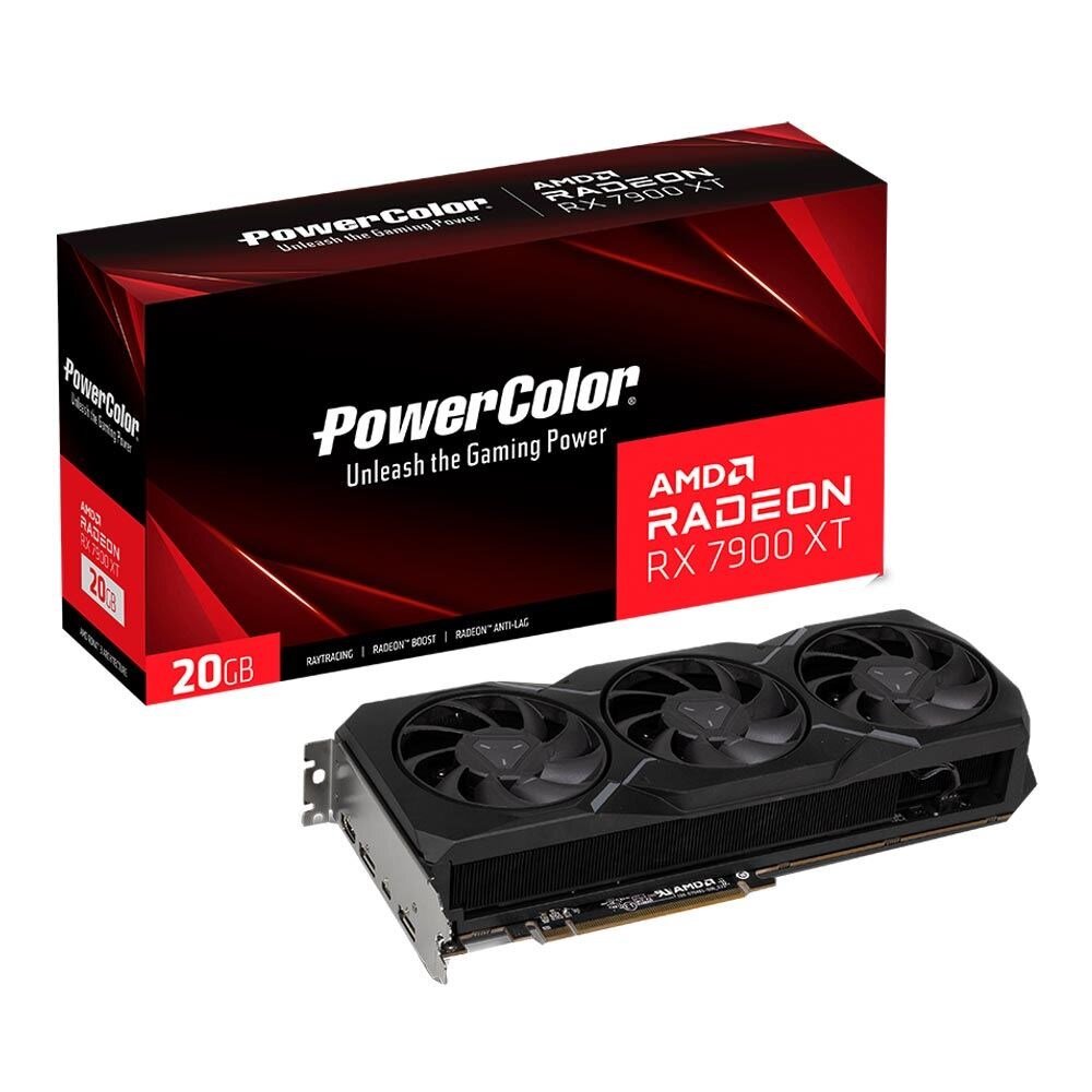 PowerColor RX 7900 XT 20G kaina ir informacija | Vaizdo plokštės (GPU) | pigu.lt