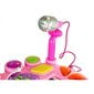 Pianinas su mikrofonu ir kėde Lean Toys, rožinis kaina ir informacija | Lavinamieji žaislai | pigu.lt