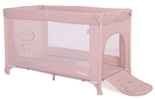 Дорожная кроватка-манеж Lorelli Noemi 1 Layer, Mellow Rose Star цена и информация | Манежи для детей | pigu.lt