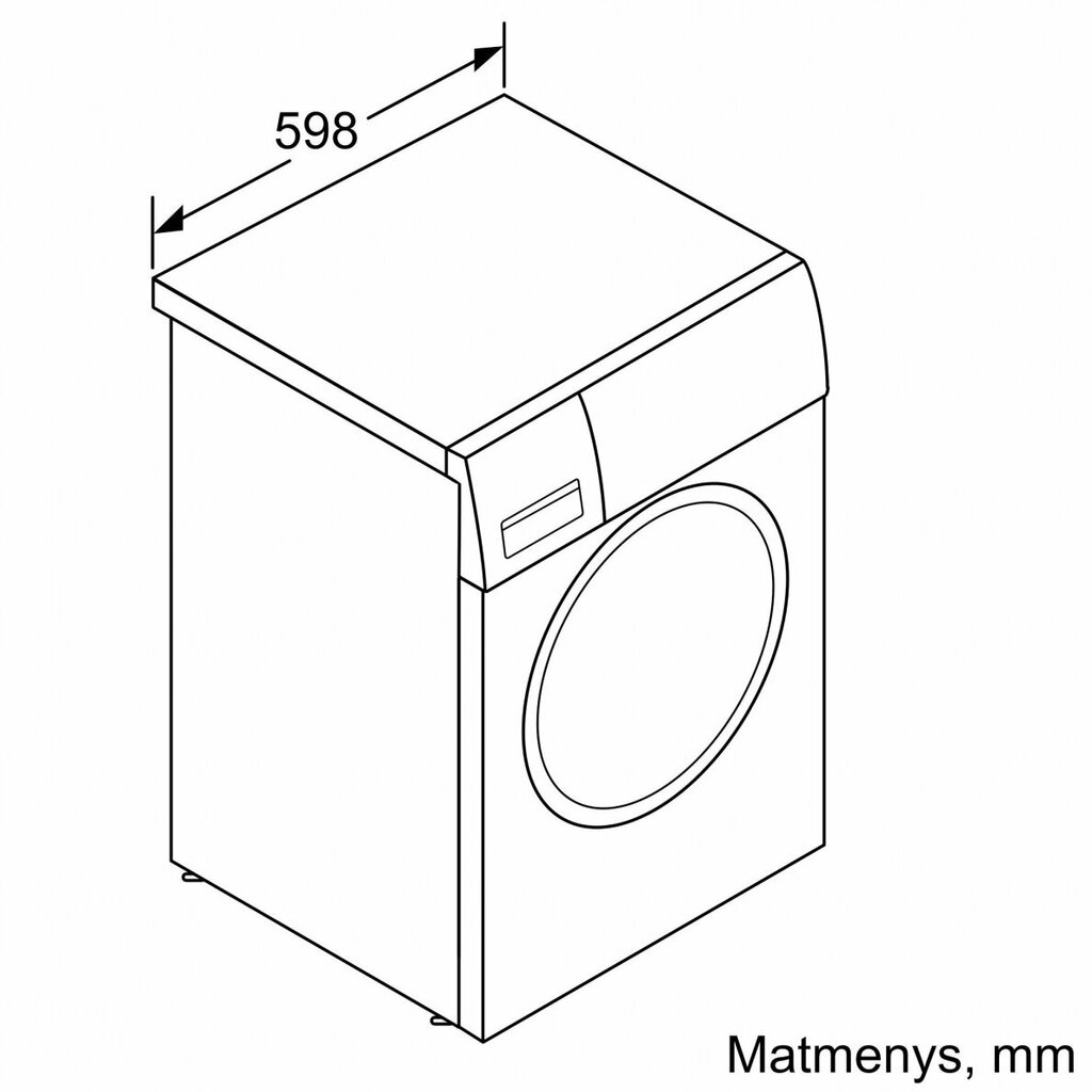 Bosch WAV28M0ASN kaina ir informacija | Skalbimo mašinos | pigu.lt