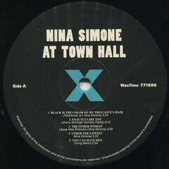 Vinilinė plokštelė Nina Simone "At Town Hall" kaina ir informacija | Vinilinės plokštelės, CD, DVD | pigu.lt