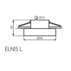 Круглый светильник ELNIS L A/C Kanlux цена и информация | Монтируемые светильники, светодиодные панели | pigu.lt