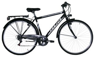 Велосипед FREJUS CITY BIKE MAN - черный (Размер колеса: 28”) цена и информация | Велосипеды | pigu.lt