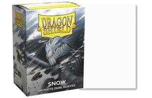 Įmautės žaidimų kortoms Dragon Shield, baltos, 100 vnt. kaina ir informacija | Stalo žaidimai, galvosūkiai | pigu.lt