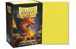 Įmautės žaidimų kortoms Dragon Shield, geltonos, 100 vnt. kaina ir informacija | Stalo žaidimai, galvosūkiai | pigu.lt
