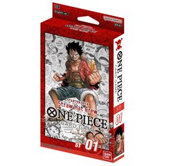 Kortų žaidimas One Piece Card Game Straw Hat Crew Starter Deck ST01, EN цена и информация | Настольные игры, головоломки | pigu.lt