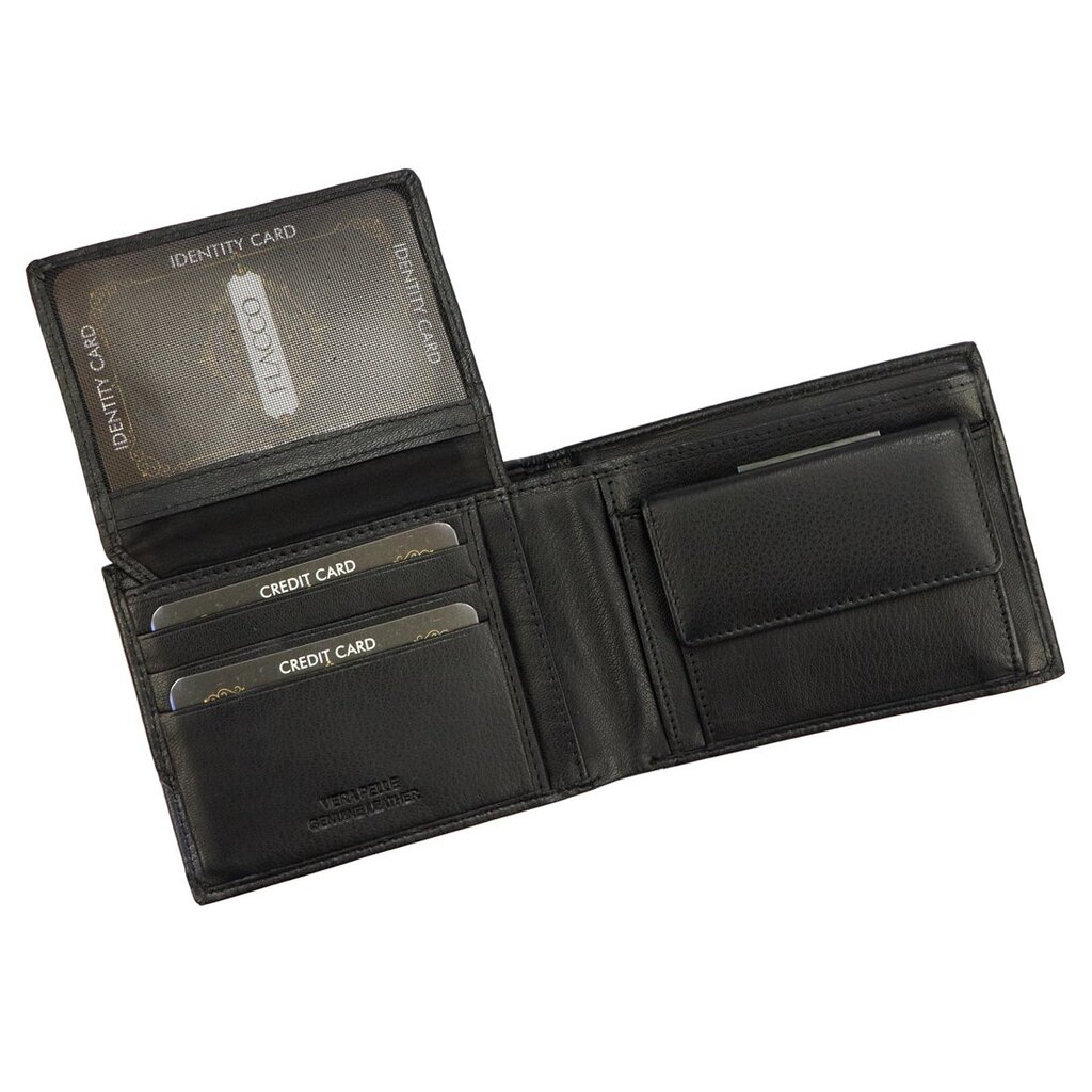 Vyriška odinė piniginė Flacco-2 kaina ir informacija | Vyriškos piniginės, kortelių dėklai | pigu.lt