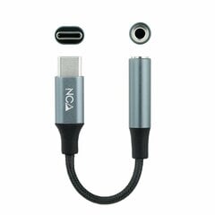 Nanocable USB C Jack 3.5mm adapteris 10.24.1204 kaina ir informacija | Adapteriai, USB šakotuvai | pigu.lt