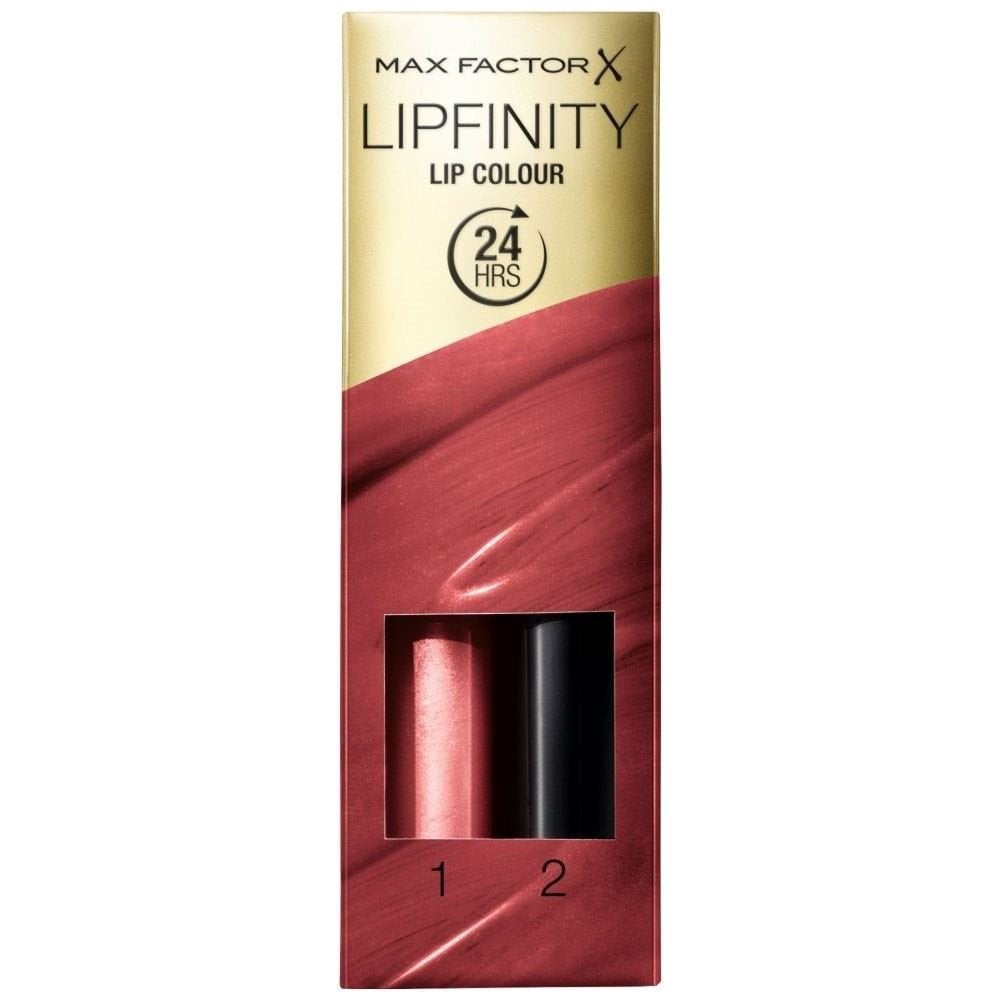 Rinkinys Max Factor Lipfinity 055 Sweet: lūpų dažai 2.3 ml + lūpų balzamas 1.9 g