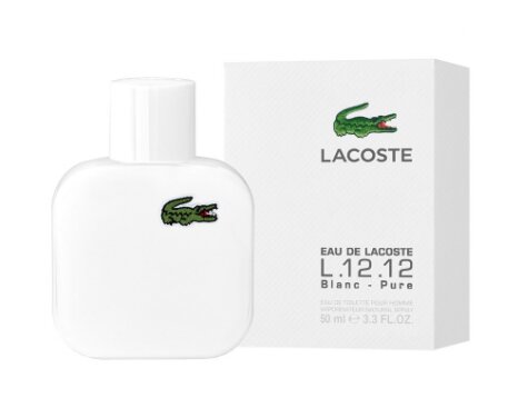 Tualetinis vanduo Lacoste Eau de Lacoste L.12.12 Blanc EDT vyrams, 50 ml цена и информация | Kvepalai vyrams | pigu.lt