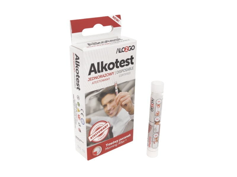 Alco2GO Alkotest vienkartinis alkotesteris kaina ir informacija | Alkotesteriai | pigu.lt