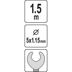 Gyvatukas kanalizacijai, 1,5mx5mm цена и информация | Механические инструменты | pigu.lt