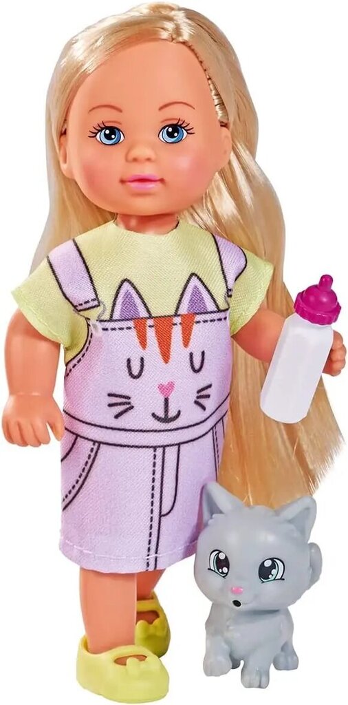 Lėlė su kačiukais Evi Love, 2 tipai kaina ir informacija | Žaislai mergaitėms | pigu.lt