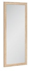 Pakabinamas veidrodis Kaspian 50, sidabrinės/ąžuolo spalvos kaina ir informacija | Veidrodžiai | pigu.lt