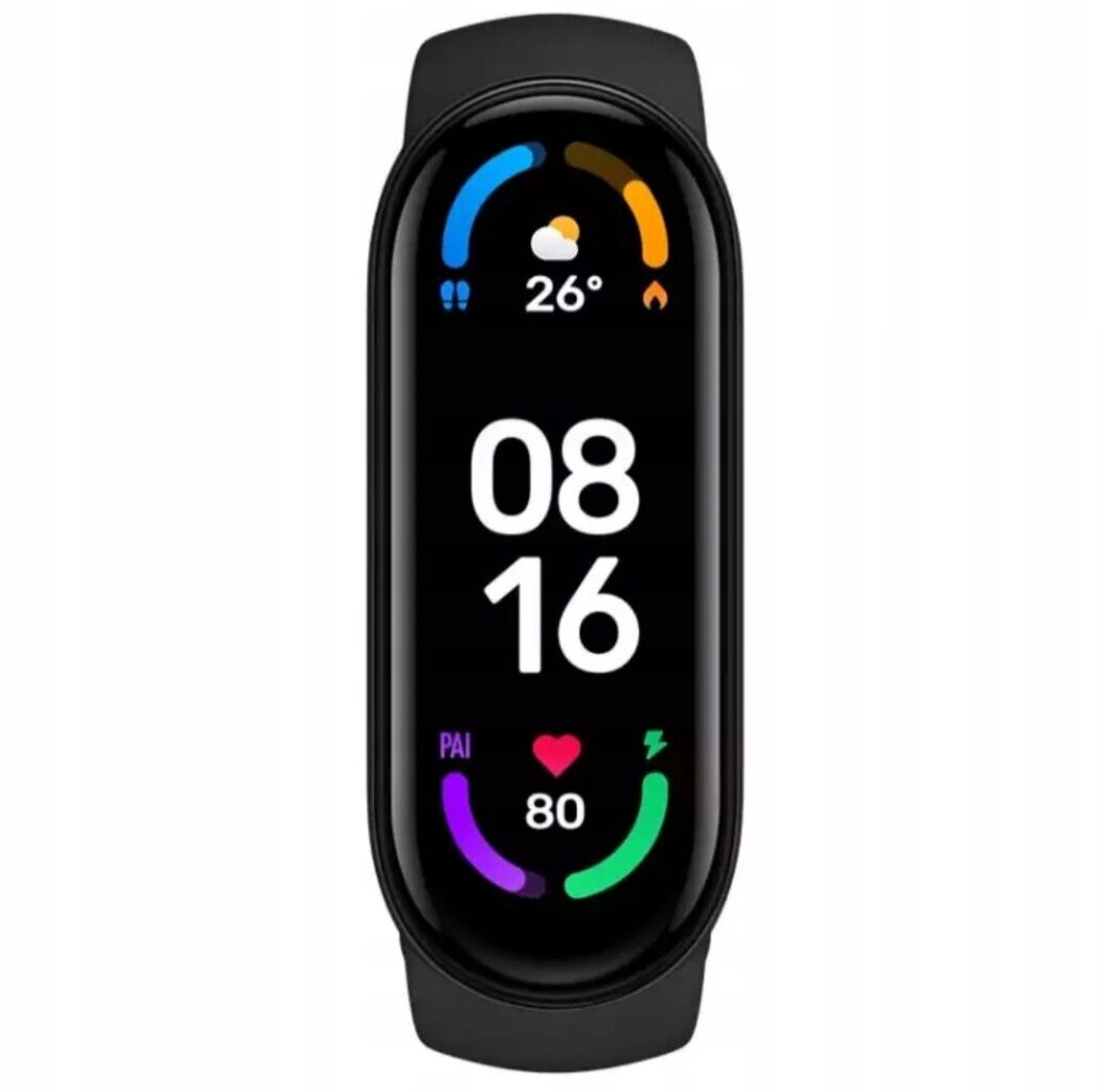 Išmanioji apyrankė vandeniui atspari SMARTBAND odometras, miego, pulso matuoklis M6 kaina ir informacija | Išmaniosios apyrankės (fitness tracker) | pigu.lt