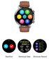 L13 Brown Leather kaina ir informacija | Išmanieji laikrodžiai (smartwatch) | pigu.lt