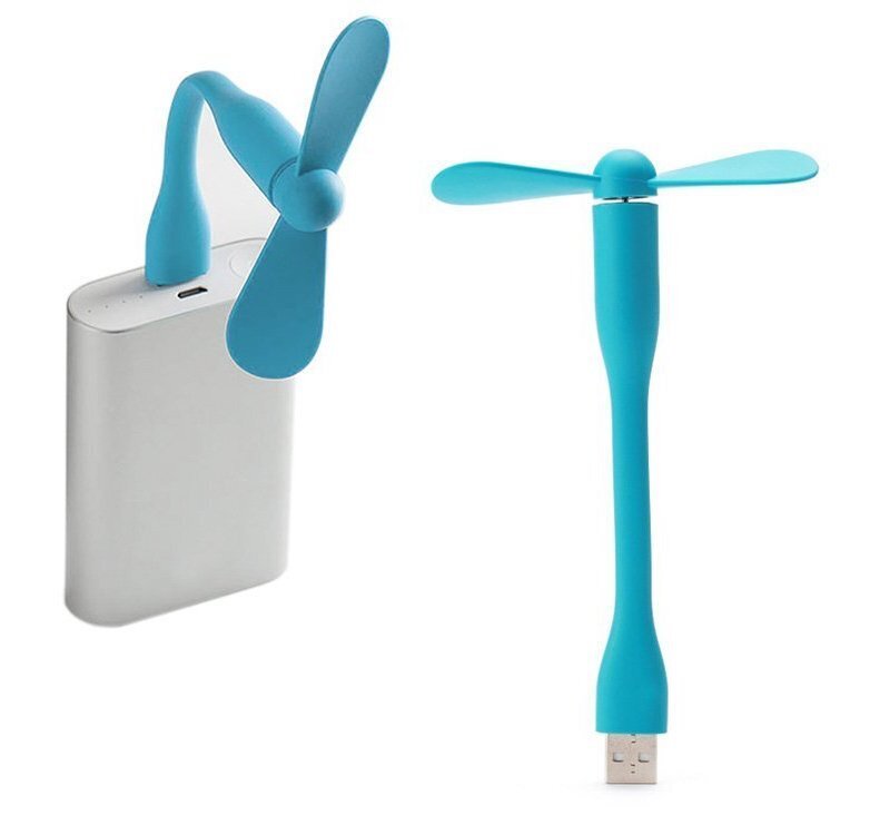 USB silikoninis ventiliatorius kaina ir informacija | Ventiliatoriai | pigu.lt