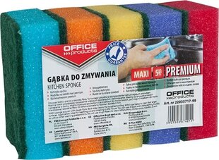 Indų kempinėlės Maxi Premium, 62x96mm, 5 vnt. kaina ir informacija | Valymo reikmenys ir priedai | pigu.lt