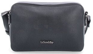 Сумка женская через плечо Le-Sands 9020, черная цена и информация | Женская сумка Bugatti | pigu.lt