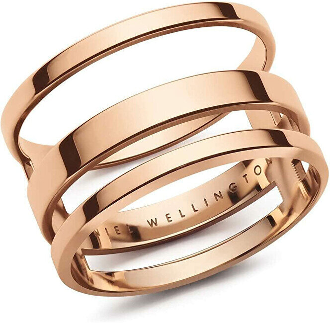 Plieninis žiedas skirtas moterims Daniel Wellington DW0040012, auksinė kaina ir informacija | Žiedai | pigu.lt