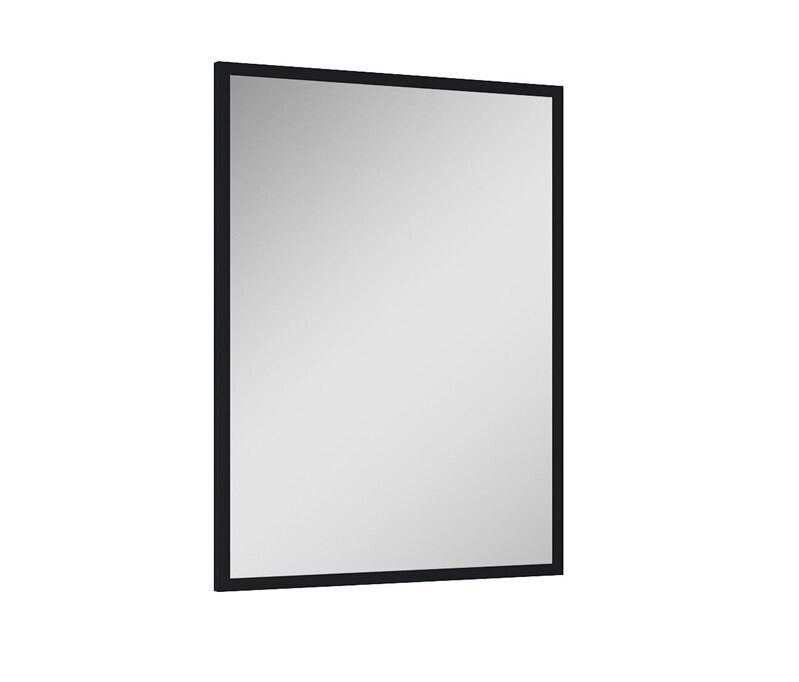 Vonios veidrodis Elita, juodas цена и информация | Vonios veidrodžiai | pigu.lt