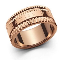Plieninis žiedas skirtas moterims Daniel Wellington DW0040019, auksinė kaina ir informacija | Žiedai | pigu.lt