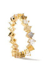 PDPAOLA Очаровательное позолоченное кольцо с цирконами АПРЕЛЬ AN01-642 цена и информация | Кольцо | pigu.lt