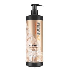 Šampūnas šviesiems ir žilstantiems plaukams Fudge Professional All Blonde, 1000ml kaina ir informacija | Šampūnai | pigu.lt