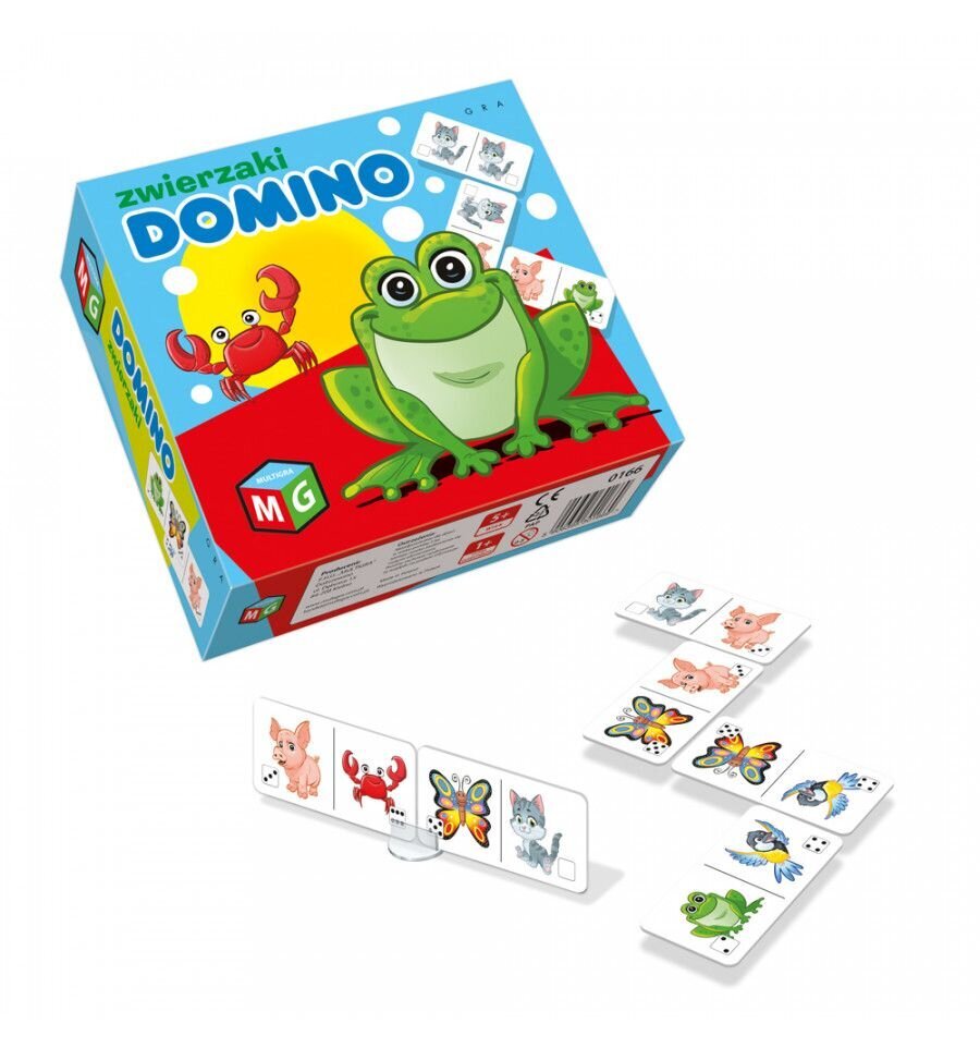 Stalo žaidimas Domino Gyvūnai kaina ir informacija | Stalo žaidimai, galvosūkiai | pigu.lt