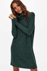 Платье женское ONLJANA L/S COWLNCK DRESS WOOL KNT NOOS 15140166 Mallard Green W. MELANGE цена и информация | Платья | pigu.lt