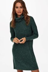 Платье женское ONLJANA L/S COWLNCK DRESS WOOL KNT NOOS 15140166 Mallard Green W. MELANGE цена и информация | Платья | pigu.lt