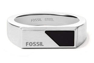 Plieninis žiedas vyrams Fossil JF03930040 kaina ir informacija | Vyriški papuošalai | pigu.lt