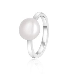 Sidabrinis žiedas skirtas moterims Beneto AGG29, balta kaina ir informacija | Žiedai | pigu.lt