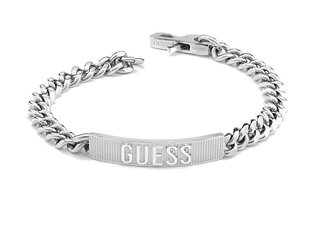 Роскошный стальной браслет для мужчин Guess My ​​Chains JUMB01356JWST цена и информация | Мужские украшения | pigu.lt