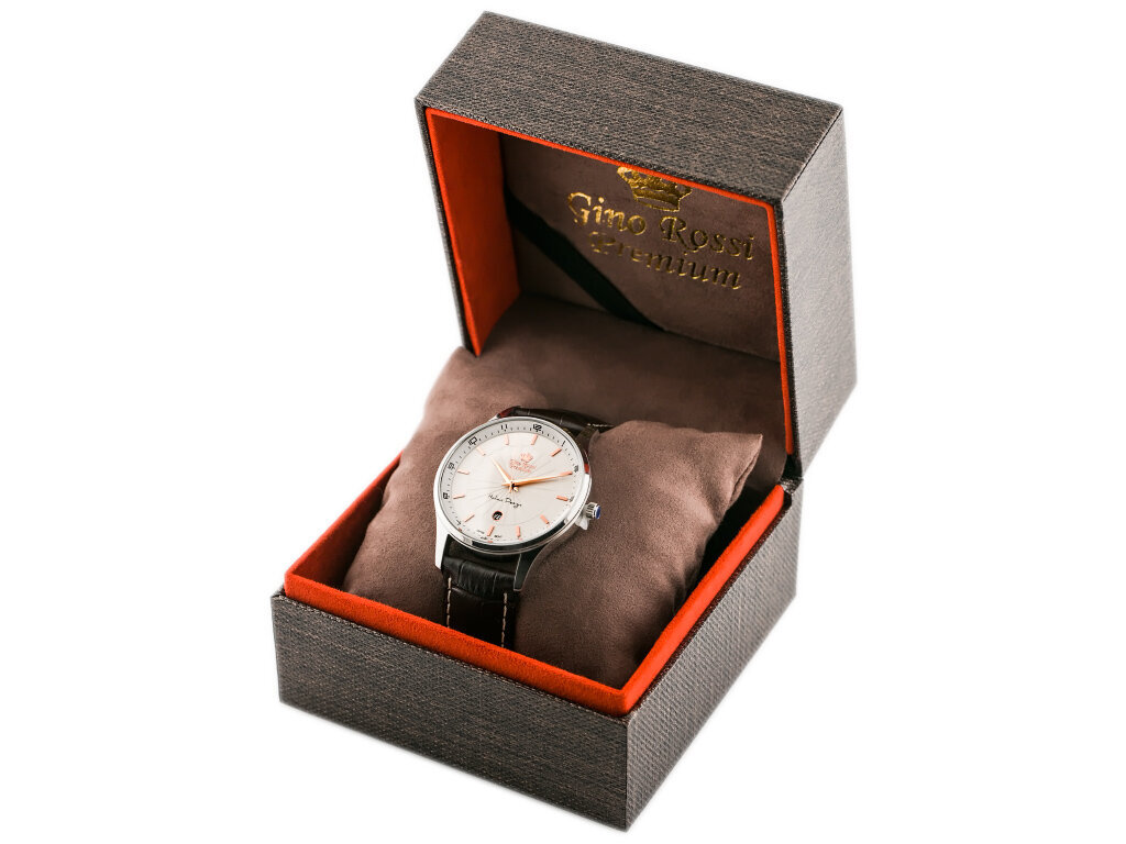 Vyriškas laikrodis Gino Rossi Premium GRS8886RG цена и информация | Vyriški laikrodžiai | pigu.lt