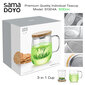 Samadoyo Premium arbatos puodelis su stikliniu filtru 3in1, 500 ml. kaina ir informacija | Taurės, puodeliai, ąsočiai | pigu.lt