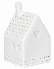 Фарфоровый подсвечник, домик - сердце, 7х7х10 см цена и информация | Подсвечники, свечи | pigu.lt