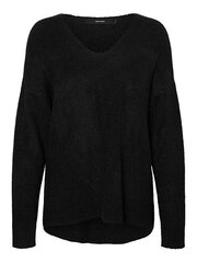 Megztinis moterims Vero Moda Vmcrewlefile 10233357, juodas kaina ir informacija | Megztiniai moterims | pigu.lt